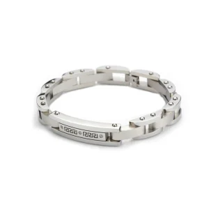 As armband – RVS met askamer, design Grieks