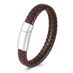 Asarmband bruin leer exclusief