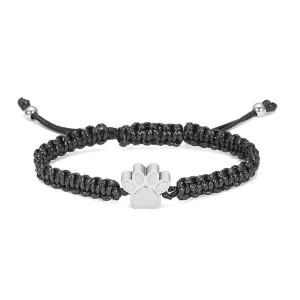 Asarmband dierenpoot RVS