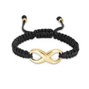 Asarmband Infinity Goudkleurig RVS