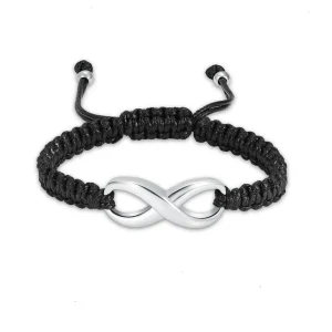 Asarmband Infinity Zilverkleurig RVS