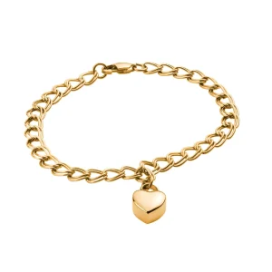 Asarmband verguld hart design