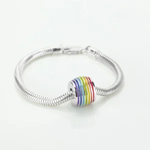 Asbedel rond regenboog design Exclusief