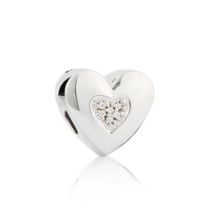 Asbedel – Zilver, Hartje van Zirkonia