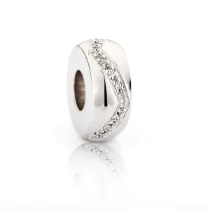 Asbedel – Zilver, Rond rivier van Zirkonia