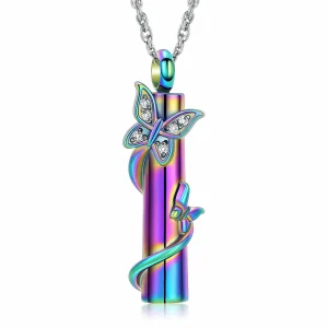 Ashanger cilinder vlinders regenboogkleurig