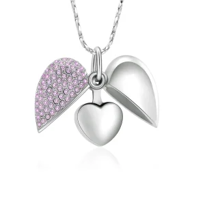 Ashanger hart special roze steentjes