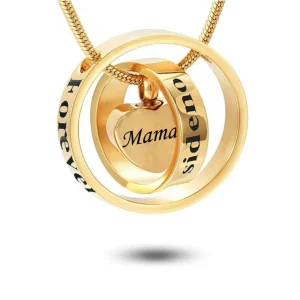 Ashanger mama goudkleurig design