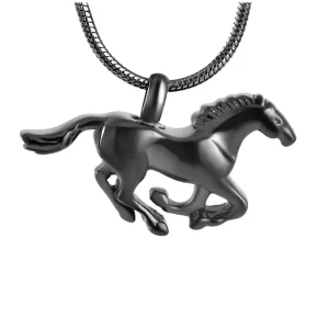 Ashanger paard rvs zwart