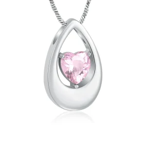 Ashanger Traan Roze Zirkonia Steen