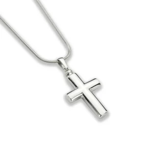 Ashanger – Zilver kruis met glans