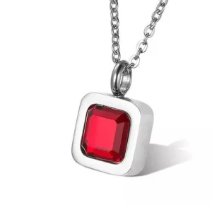 Assieraad vierkant rood design
