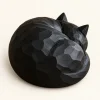 Dormiella™ dierenurn slapende kat van achteren gezien