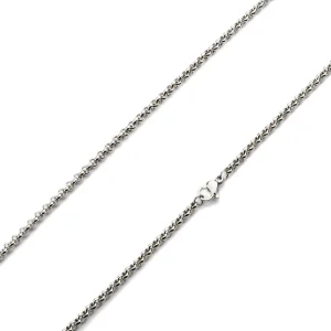 Edelstalen RVS ketting, jasseron