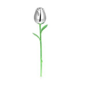 Mini urn roos zilverkleurig