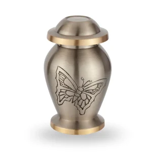 Mini Urn Vlinder Goudkleur – Zilverkleur