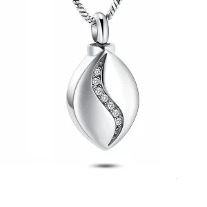 RVS Assieraad Traan zilver Zirkonia
