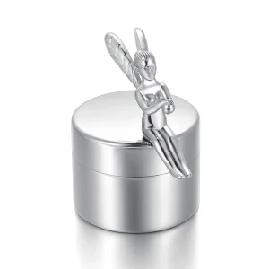 Urn Engel – Zilverkleurige memory box