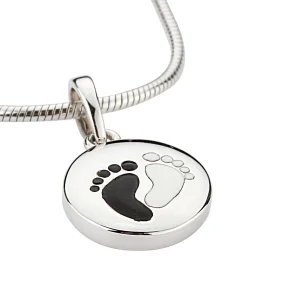 zilveren ashanger voetjes yin yang